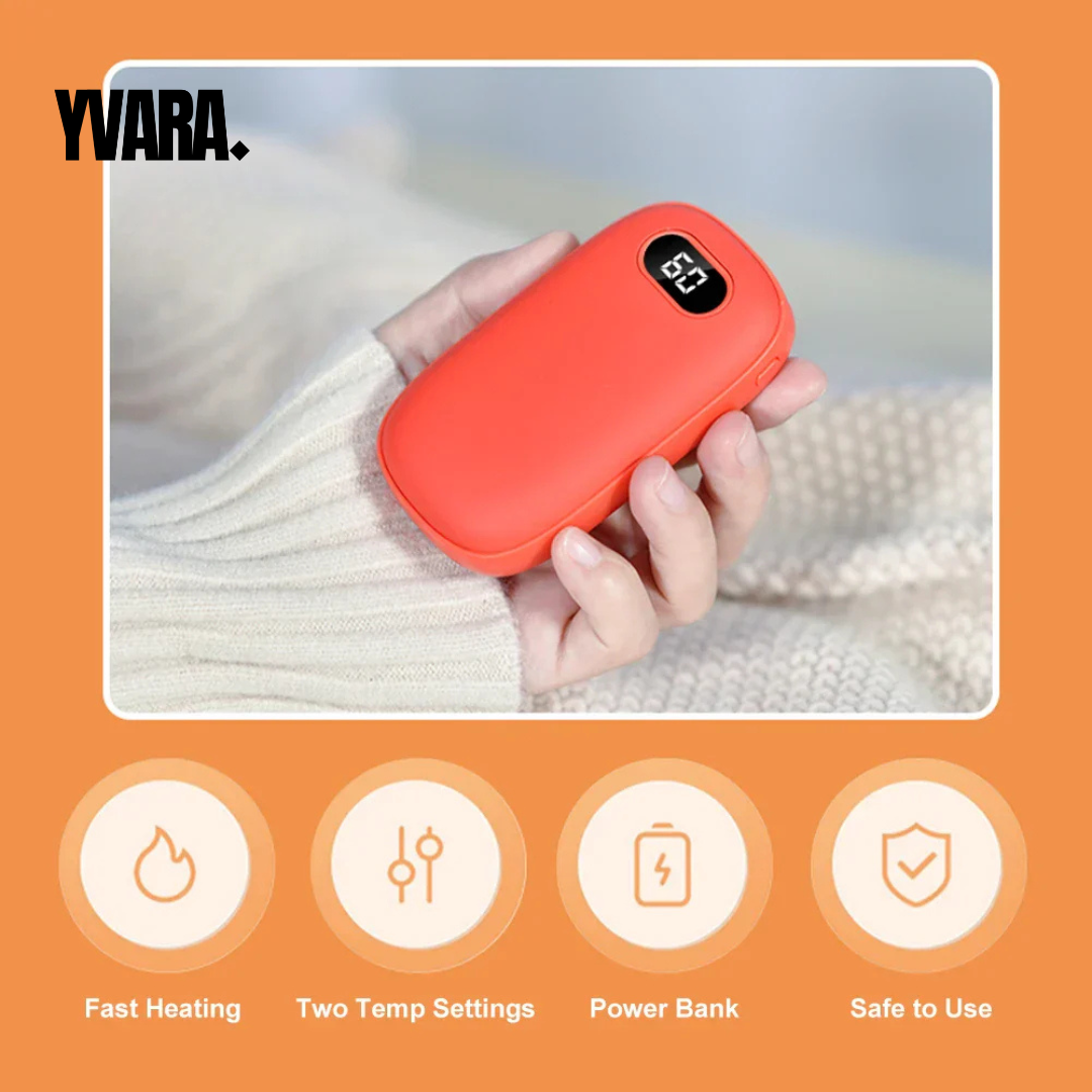 CozyCharge™ | Draagbare Hand Warmende Powerbank