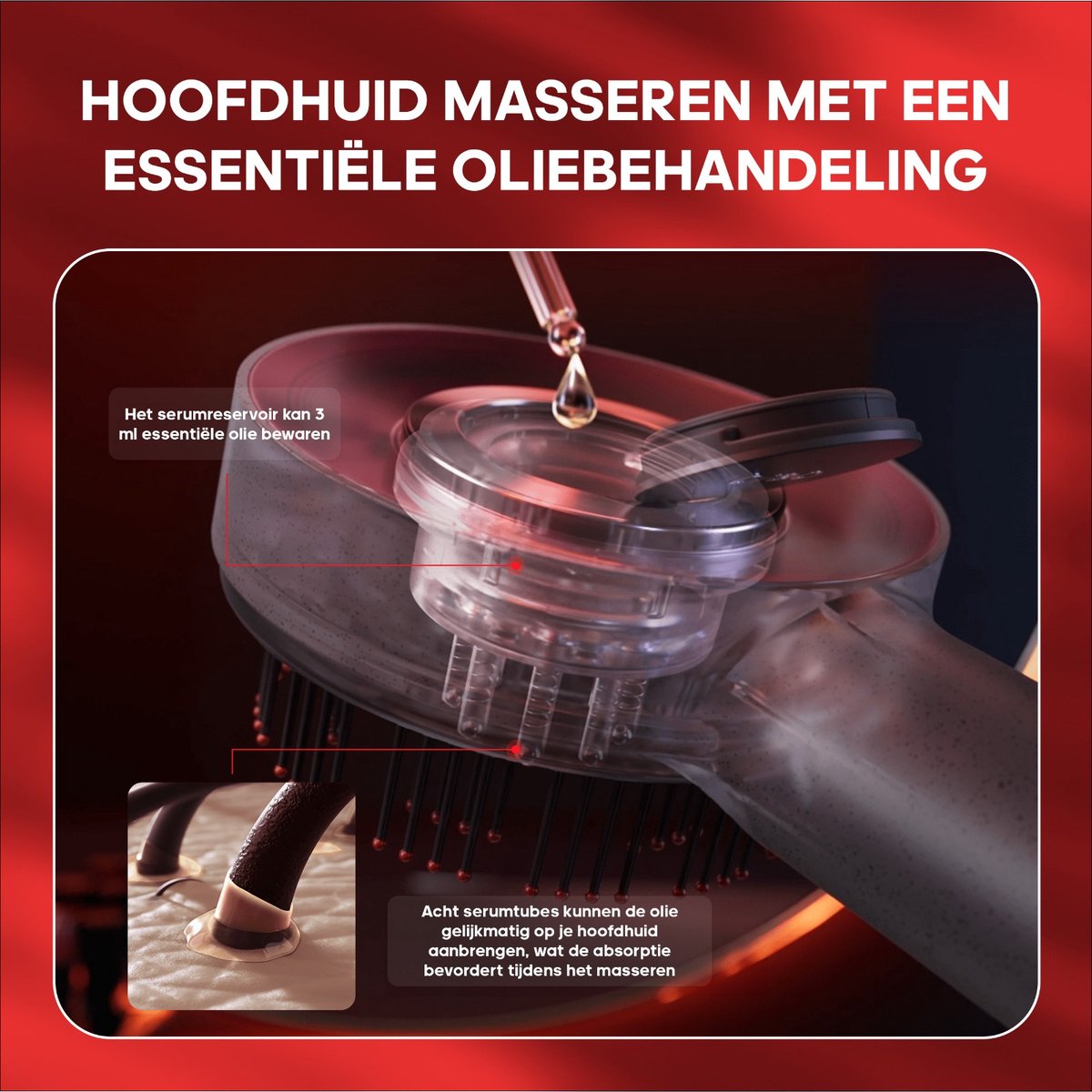 HairGlow™ | Stimuleert haargroei- en ontspand je hoofdhuid