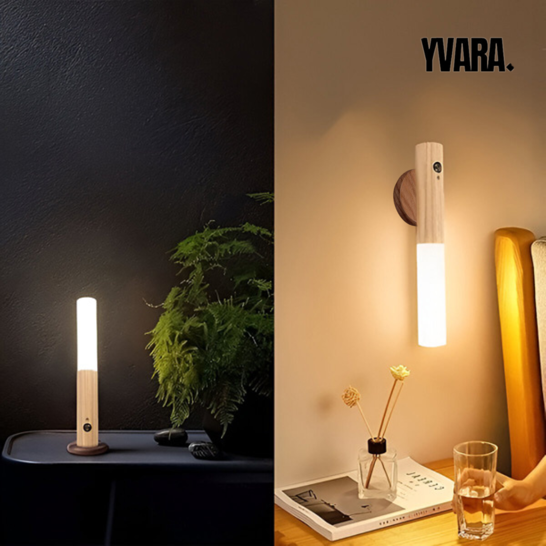 LumiWood™ | Slimme Draadloze LED Nachtlamp