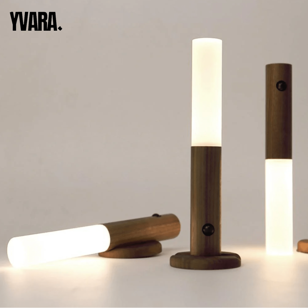 LumiWood™ | Slimme Draadloze LED Nachtlamp