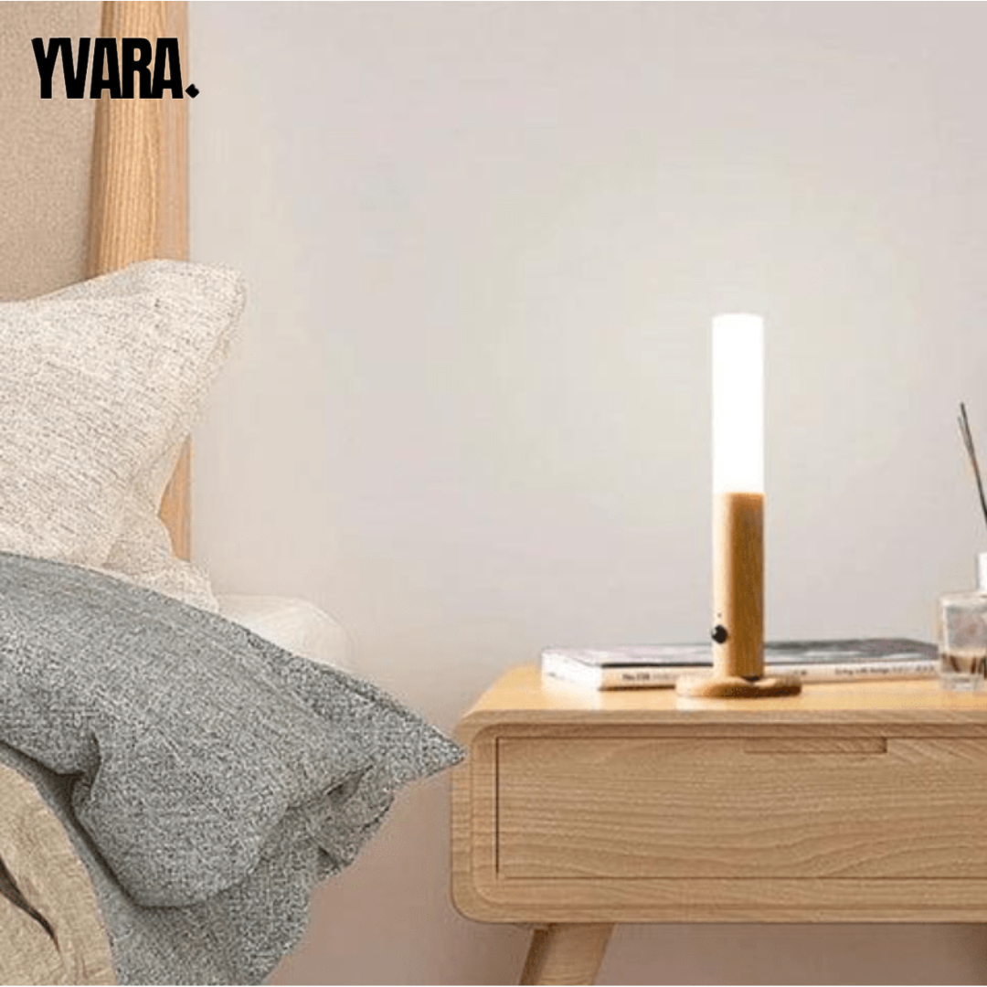 LumiWood™ | Slimme Draadloze LED Nachtlamp