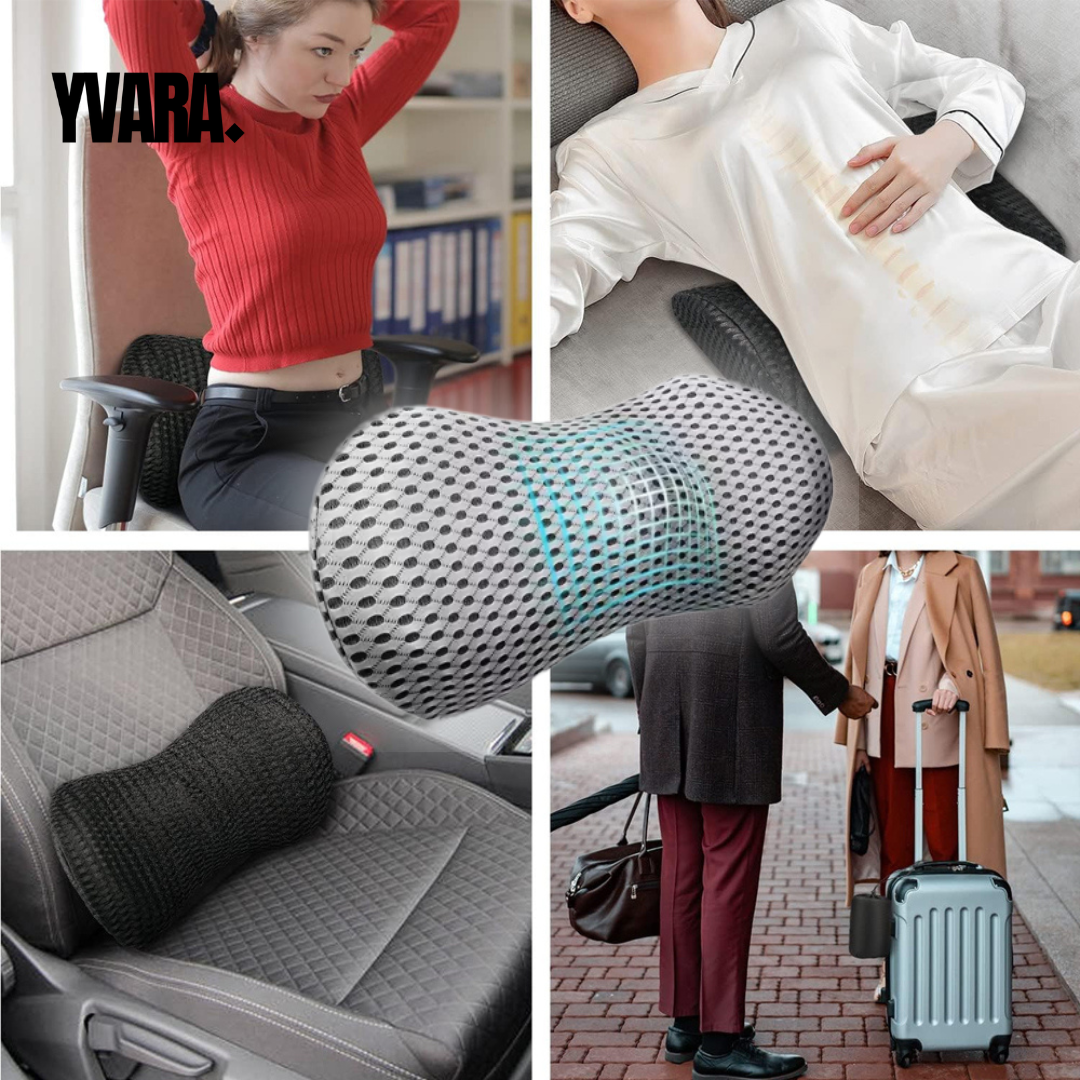 SitWell™ | Rugsteun Kussen voor Optimaal Zitcomfort
