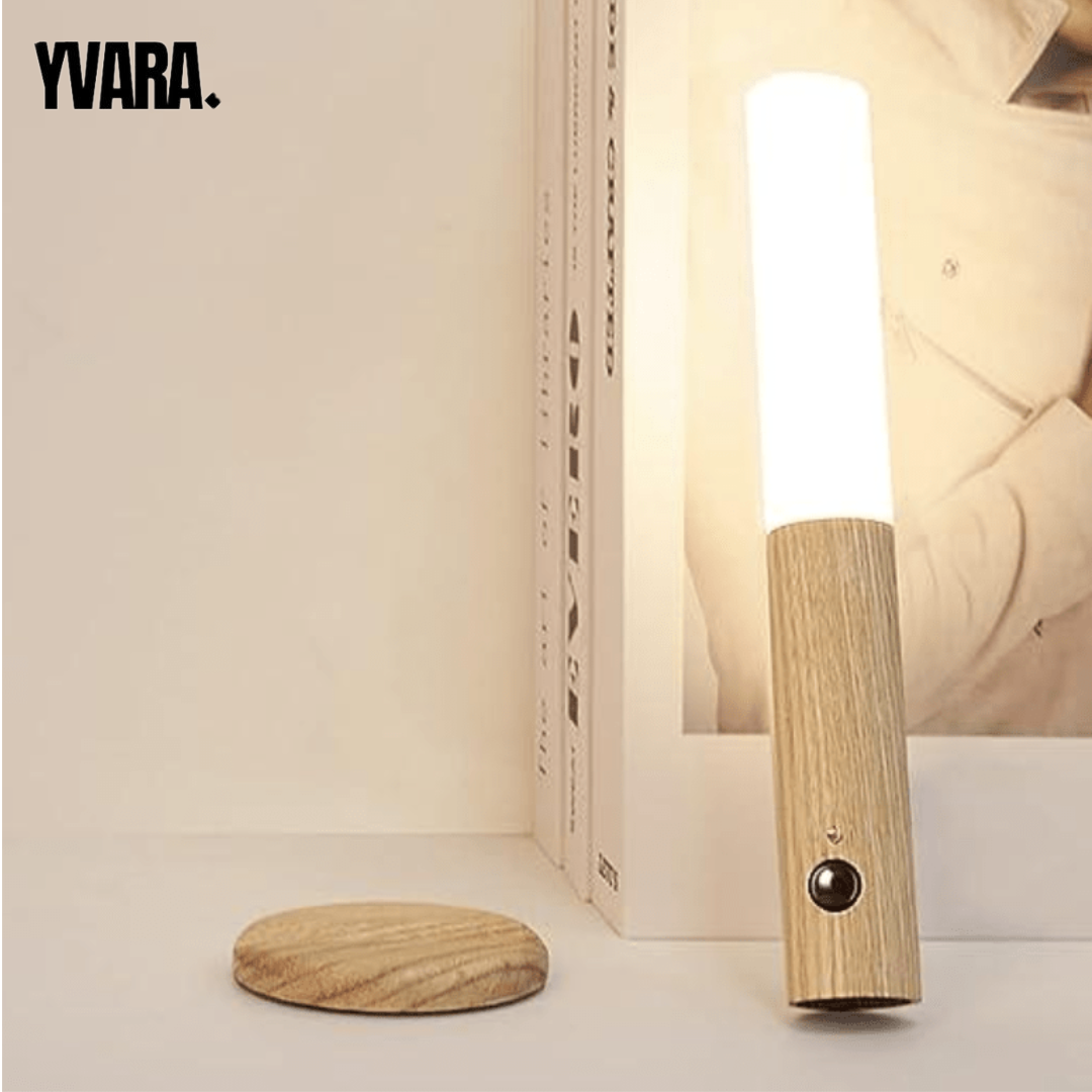 LumiWood™ | Slimme Draadloze LED Nachtlamp