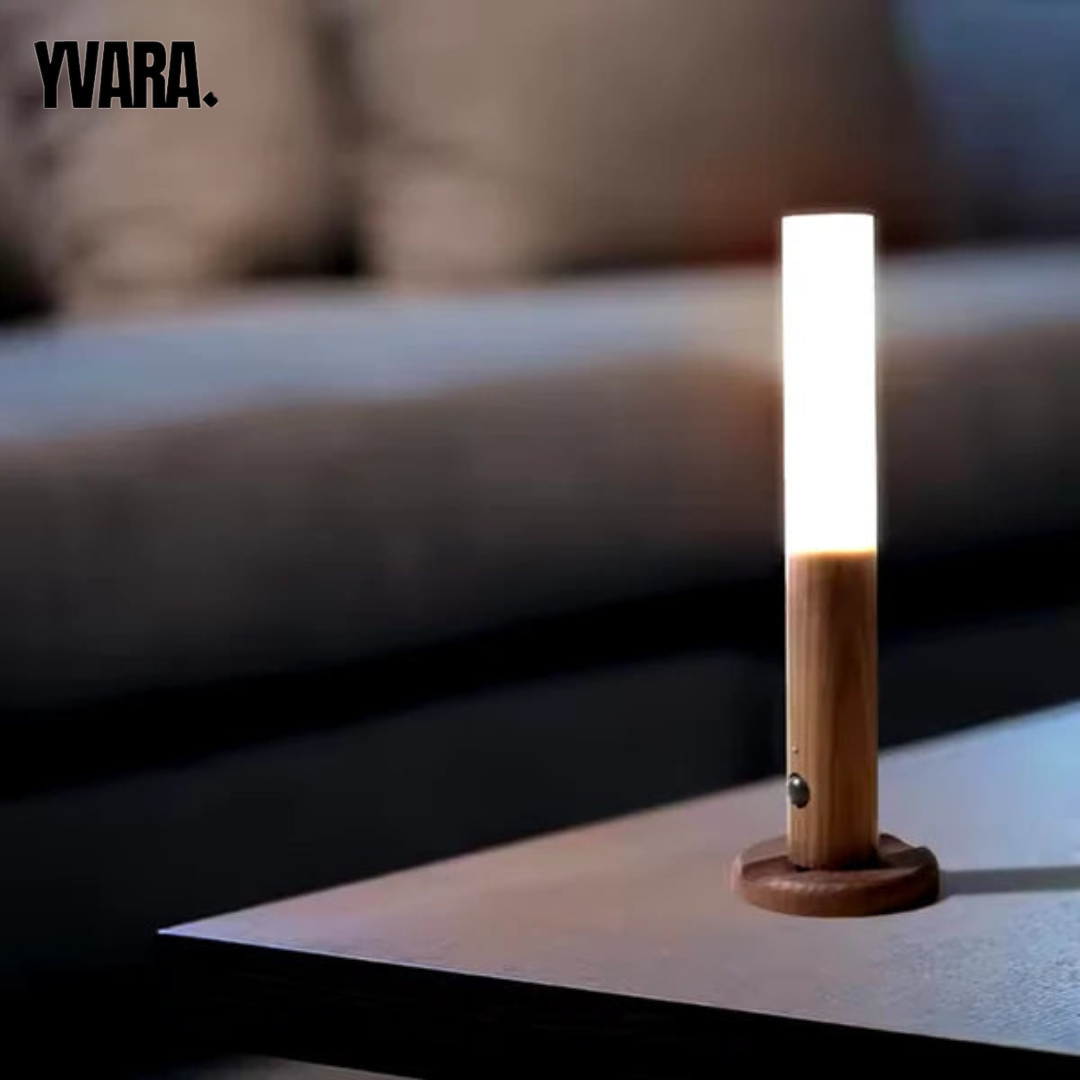 LumiWood™ | Slimme Draadloze LED Nachtlamp