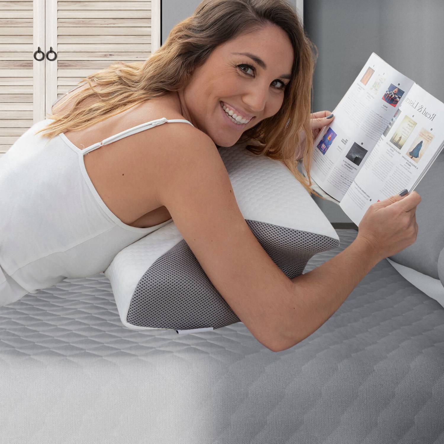 ComfortCurve™ | Perfecte ondersteuning. Verminderd nek- en schouderpijn.