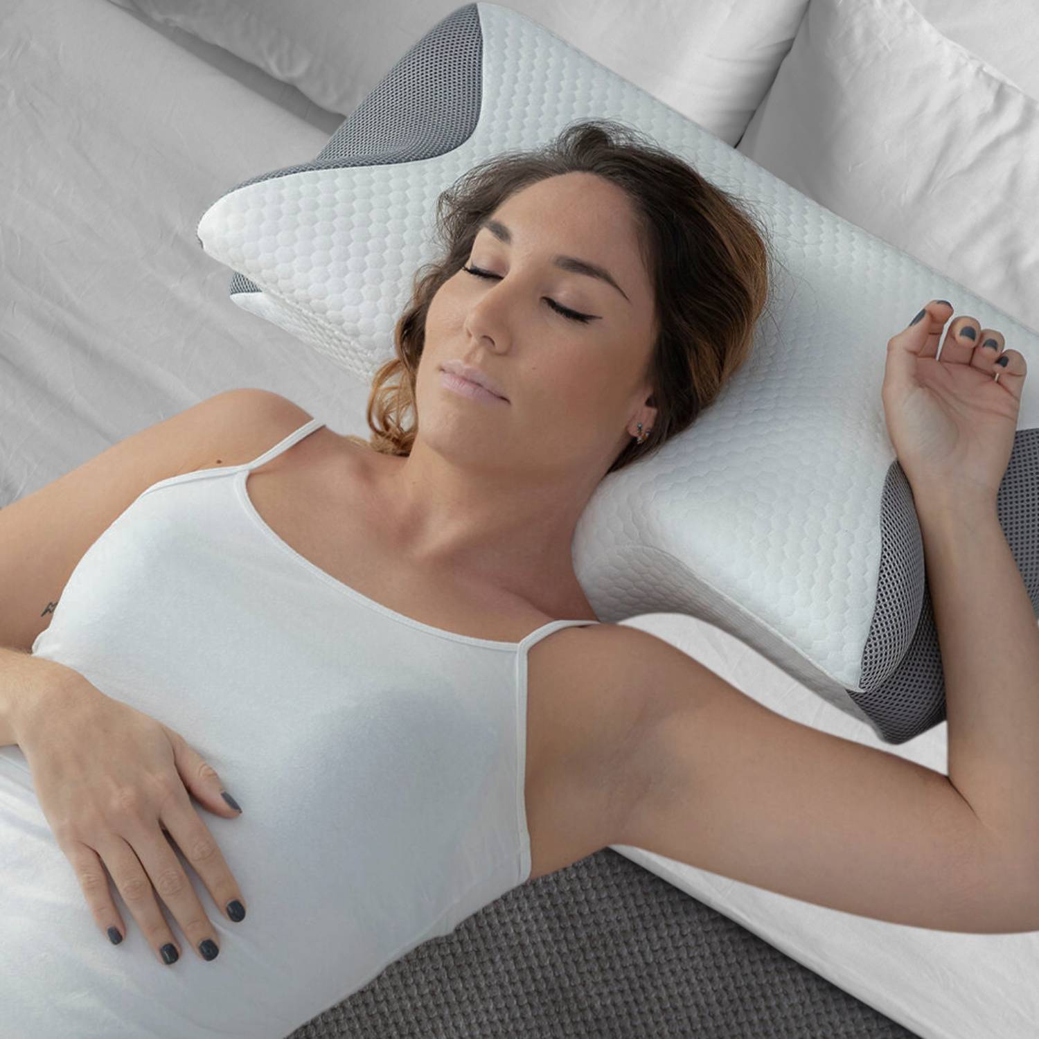 ComfortCurve™ | Perfecte ondersteuning. Verminderd nek- en schouderpijn.